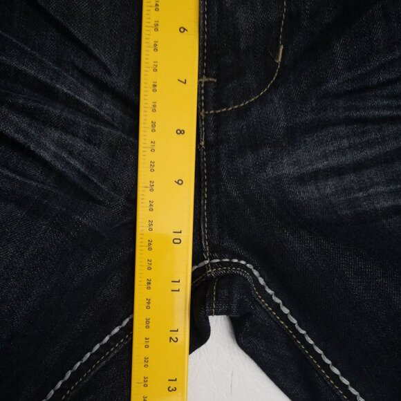 Ring of Fire Men's Size 33/32 Dark Wash Slim Straight Baldwin Ave. Jeans - Picture 13 of 14